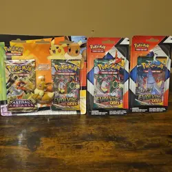 Pokemon TCG Booster Packs Astral Radiance & Evolving Skies 6 packs total - Image 1