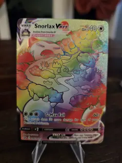 Snorlax VMAX (Secret) - SWSH01: Sword & Shield Base Set 206/202 NM Pokemon TCG - Image 1