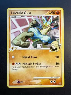 2009 Pokemon Platinum Supreme Victors 31 Lucario C - Image 1