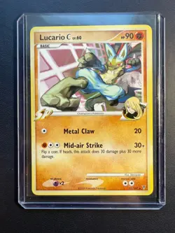 2009 Pokemon Platinum Supreme Victors 31 Lucario C - Image 3