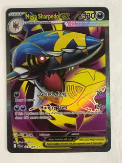 Pokemon TCG Phantasmal Flames Full Art Mega Sharpedo EX 113/094 Near Mint - Image 1