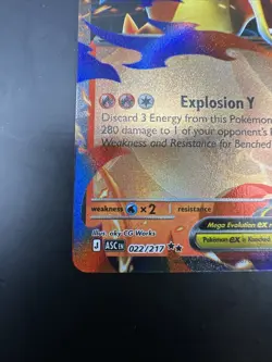 Mega Charizard Y ex 022/217 Ascended Heroes English Pokemon TCG - Image 4