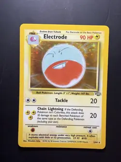 Pokemon TCG Jungle Electrode 2/64 Holo LP - Image 1