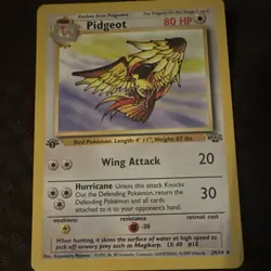 Pokemon TCG Pidgeot Jungle 24/64 1st Edition Rare 80 HP Stage 2 English - Image 1