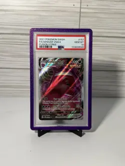 2021 POKEMON SWSH FA/GENGAR VMAX FUSION STRIKE Alt Art #157 PSA 10 - Image 1