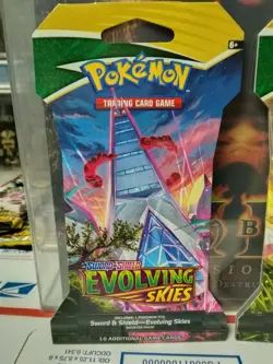 Pokemon TCG SWSH Evolving Skies Sleeved Booster Pack (2x) Factory Sealed English - Image 5