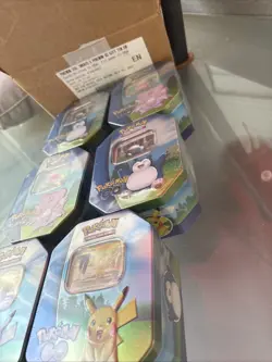 Pokemon TCG Pokemon GO Gift Tin Case 6 sealed tins swsh10.5 - Image 5