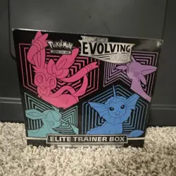 Pokemon Sword & Shield Evolving Skies Elite Trainer Box Sylveon Espeon Glaceon - Image 1