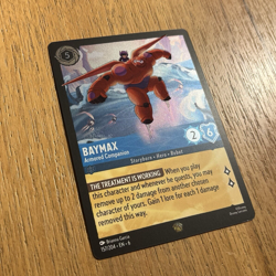 Baymax Armored Companion 157/204 Cold Foil Azurite Sea Disney Lorcana Card - Image 2