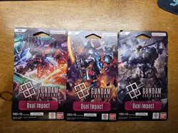 GUNDAM CARD GAME Dual Impact Sleeved Booster Packs x8 Sealed GD02 English - Image 2