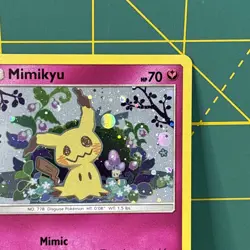 Mimikyu Promo SM163 Team Up Blister Pokemon Card Sun & Moon Holo - Image 5