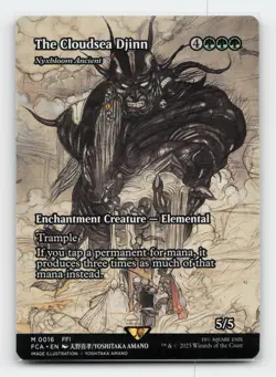 The Cloudsea Djinn FINAL FANTASY: Through the Ages Magic The Gathering MTG Card - Image 1