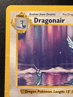 Shadowless Dragonair 18/102 Base Set Pokemon Card Rare HP - Image 3