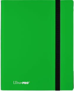 ULTRA PRO ECLIPSE LIME GREEN PRO BINDER FOLDER ALBUM 9 18 POCKET MTG Pokemon - Image 2