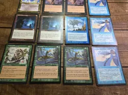Magic the Gathering lot Black/Blue/Green. 12 Cards NM LP - Image 2