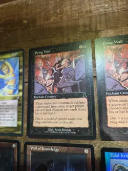Magic the Gathering lot Black/Blue/Green. 12 Cards NM LP - Image 5