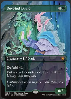 Devoted Druid (Borderless) Special Guests Foil - Image 1