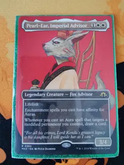 MTG Commander Deck - Pearl-Ear, Imperial Advisor - Mono White Enchantments - Image 1