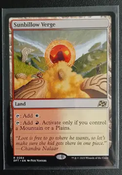 MTG Sunbillow Verge, NM/Unplayed, Aetherdrift - Image 1