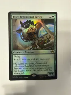 Transdimensional Bovine (FOIL) - MTG: Teenage Mutant TMNT - SHIPS NOW! - Image 1