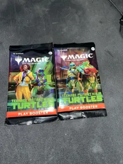 Lot Of 2 TMNT Play Booster Packs Magic The Gathering - Image 1