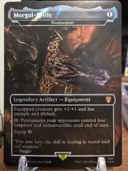 Morgul-Knife (Shadowspear) Commander LOTR Mythic Rare, Surge Foil - Image 1