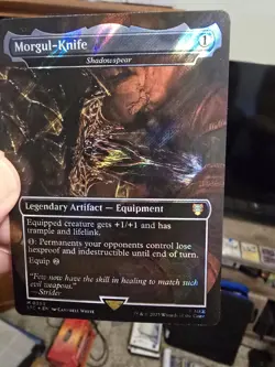 Morgul-Knife (Shadowspear) Commander LOTR Mythic Rare, Surge Foil - Image 3