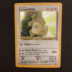 Pokemon TCG Kangaskhan Holo Rare Jungle 5/64 NM/LP - Image 1