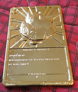 Vintage 23k Gold-Plated Togepi Pokemon Trading Card 1999 - Image 2