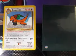 1999 Pokemon WB Gold Foil Stamp Black Star Promo Dragonite *MINT CONDITION* - Image 2