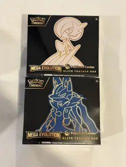 Mega Evolution Lucario and Gardevoir - Pokemon Center ETB Set - Brand New Sealed - Image 1