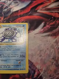 Poliwhirl 38/102 - Base Set 1st Edition Shadowless Uncommon WOTC Pokemon MP - Image 3