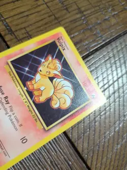 Pokemon TCG Vulpix Base Set 68/102 Regular 1999-2000 Wizards Base Set Copyright - Image 2