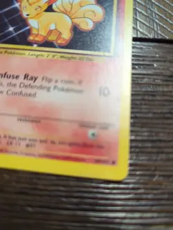 Pokemon TCG Vulpix Base Set 68/102 Regular 1999-2000 Wizards Base Set Copyright - Image 3