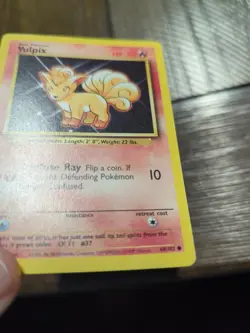 Pokemon TCG Vulpix Base Set 68/102 Regular 1999-2000 Wizards Base Set Copyright - Image 4