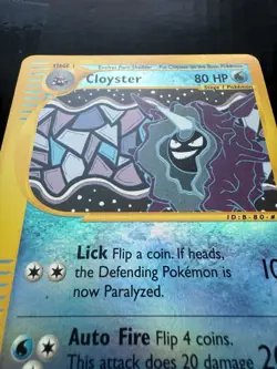 Pokemon Cloyster 42/165 Expedition Rare Reverse Holo WOTC (MP+) - Image 2
