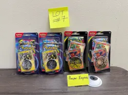 4x Pokemon Mega Evolution Phantasmal Flames Blister Raikou + Magcargo + Slugma - Image 1