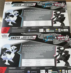 Lot of 2 Pokemon TCG Unova Heavy Hitters Premium Collection, Costco Exclusive - Image 2