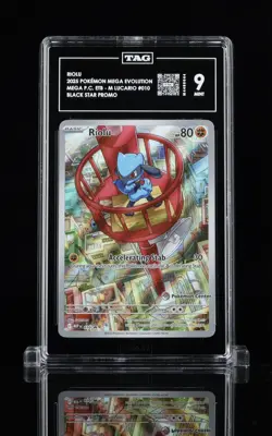 Pokemon TCG Riolu Pokemon Center stamped Promo TAG 9 - Image 1