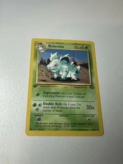 Nidorina 1st Edition Jungle 40/64 Uncommon WOTC Vintage Pokemon - Image 1