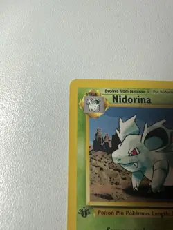 Nidorina 1st Edition Jungle 40/64 Uncommon WOTC Vintage Pokemon - Image 3