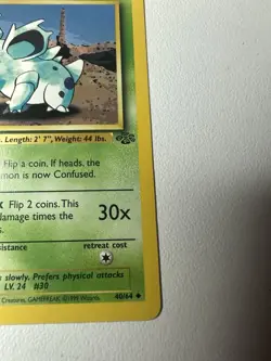 Nidorina 1st Edition Jungle 40/64 Uncommon WOTC Vintage Pokemon - Image 5