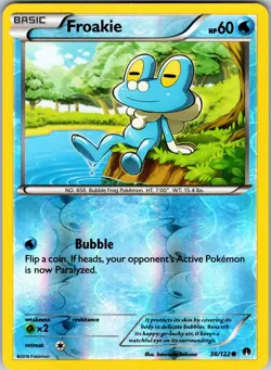 Froakie 38/122 XY - BREAKpoint Pokemon TCG LP - Image 1