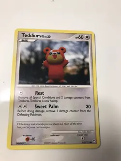 Teddiursa - 105/123 - Common NM Mysterious Treasures Pokemon - Image 1