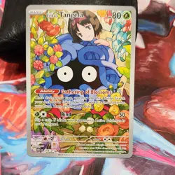 Pokemon Erika's Tangela 218/217 Basic 80 HP 50 Attack Regular Nintendo - Image 1
