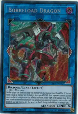 *** BORRELOAD DRAGON *** SECRET RARE 1ST EDITION CIBR-EN042 YUGIOH! (MINT/NM) - Image 1