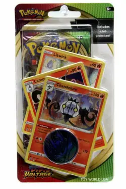 Pokemon Sword & Shield 4: Vivid Voltage Card Game (Pack of 3) 820650808036 - Image 1