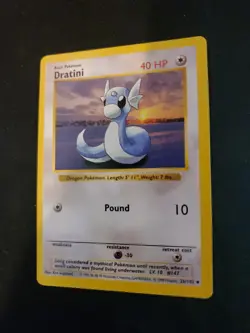 Dratini 26/102 Shadowless NM Base Set Pokemon Card TCG See Detailed Pics - Image 3