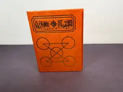Zatch Bell The Card Battle Orange SPELL BOOK NO Cards 2005 Bandai Viz TCG - Image 1