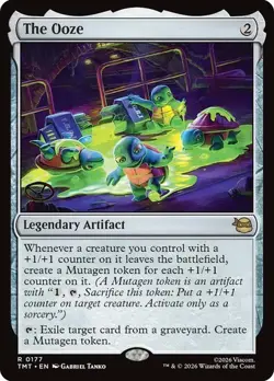 NM The Ooze, MTG, TMNT, Magic the Gathering, 177 - Image 1